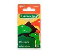 YOTO - BrainBots: Dinosaurs - Livre Audio en Anglais à écouter sur boîte à Histoire pour Enfant Player Mini, audioconte 6 Ans et Plus