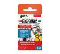 Yoto - Horrible Histories Collection: Vol. 1 - Livre Audio en Anglais à écouter sur boîte à Histoire pour Enfant Yoto Player et Yoto Mini, audioconte 7 Ans et Plus