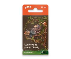 Yoto L’Univers de Magic Charly, Pack Livre Audio pour Enfants en français, à écouter sur conteuse veilleuse Boîte à Histoires Yoto Player et Mini, Premier Roman d'aventure, Fantasy 10 à 14 Ans