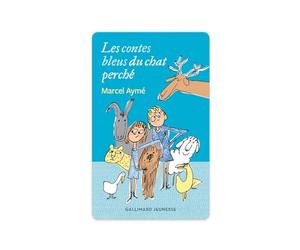 Yoto - Les Contes Bleus du Chat perché, Livre Audio pour Enfant en français adapté de Marcel Aymé, à écouter sur conteuse veilleuse et Boîte à Histoires Player et Mini, Classiques 6 à 8 Ans