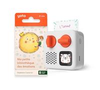 Yoto Mini + Pack La Petite Bibliothèque des émotions, Boîte à Histoires Portable Enceinte Bluetooth, 8 Livres Audio français pour Enfant à écouter, en Voyage, premières Histoires 3 à 10 Ans