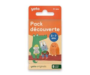 Yoto - Pack découverte 3-7 Ans, Collection de Livres Audio pour Enfant en français à écouter sur conteuse et boîte à Histoires pour Enfant Player et Mini, premières Histoires 3 à 7 Ans