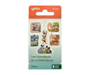Yoto - Pack Disney : Les Classiques de la Littérature - Livres Audio pour Enfant en français à écouter sur conteuse et boîte à Histoires Player et Mini, Premiers Romans 6-12 Ans