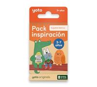 Yoto Pack Inspiration 3-7 ans - 6 cartes avec contes audio pour enfants en espagnol sans écrans - Histoires à apprendre et quiz interactifs - Compatible avec Yoto - Âge 3 +