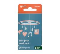 Yoto Pack Sons pour s'endormir - 4 Cartes Audio pour Enfant en français à écouter sur conteuse et boîte à Histoires Player et Mini, bruits Blancs et berceuses dès la Naissance