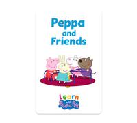 YOTO - Peppa Pig: Learn with Peppa Pig: Peppa and Friends - Livre Audio en Anglais à écouter sur boîte à Histoire pour Enfant Player Mini, audioconte 3 Ans et Plus