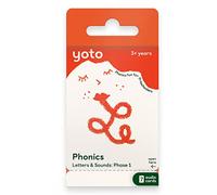 Yoto Phonics : Lettres & Sons : Phase 1-7 Cartes Audio en Anglais, 3 Ans+ | Apprentissage de la lecture | phonétique interactive | activités sons | jouet éducatif | conteuse histoire | sans écran
