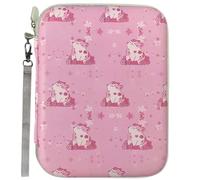 Yoto Porte-cartes portable avec fermeture éclair 80 poches pour mini livre audio 5,8 x 8,6 cm avec pochettes pour voyage (rose)