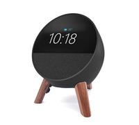 yotommi Support en bois véritable pour réveil intelligent Echo Spot (sortie en 2024), accessoires de montage sur trépied pour protéger Alexa pour un meilleur son, support en bois stable et sécurisé