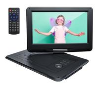 Yoton Lecteur DVD Portable 17,5"" avec Écran Pivotant HD 15,5"" pour Voiture avec Batterie, Lecture de la Mémoire, Supporté USB/SD
