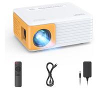 YOTON Mini Projector, Video Projector 1080P Full HD Supported, 200ANSI, 50 Zoom, 2025 Upgraded Portable Projector Compatible with H