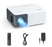 Yoton Y3 Mini Projecteur Portable 1080P HD, 15000 Lumen, Zoom 50%, Compact et Rotatif à 180°, Correction Trapézoïdale Auto, Compatible PS5/TV Stick/Phone, Home Cinéma pour Chambre