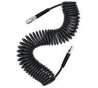 YOTOO Tuyau de compresseur d'air en polyuréthane - 10 m de long - 6 mm x 9,5 mm (DI x DE) - Avec limiteur de courbure - Raccord rapide et prise de 6,35 mm - Gris