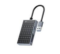 Yottamaster Lecteur de Carte USB3.0, 4 en 1 Lecteur de Carte mémoire 5Gbps SD/Micro SD(TF)/MS/CF Card Reader pour Windows/Mac OS/Linux