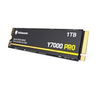 Yottamaster Y7000Pro 1To SSD M.2 PCIe 4.0, Jusqu'à 7000MB/s, Disque SSD Interne M.2 2280 NVMe avec Flash NAND 3D QLC, Mise à Niveau du Stockage pour PS5, Ordinateur PC, Ordinateur Portable, Gaming