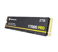 Yottamaster Y7000Pro 2To SSD M.2 PCIe 4.0, Jusqu'à 7000Mo/s, Disque SSD Interne M.2 2280 NVMe avec Flash NAND 3D QLC, Mise à Niveau du Stockage pour PS5, Ordinateur PC, Ordinateur Portable, Gaming