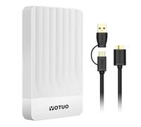 YOTUO Disque dur externe USB 3.0 portable pour PC, Mac, ordinateurs de bureau, ordinateurs portables, appareils de bureau, pour PS4, PS5, Xbox One, Xbox 360, Xbox Series X/S Blanc 500 Go