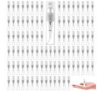 yotutun 100PCS Echantillon Parfum Vide, Mini Vaporisateur Parfum 2ML Transparents Vaporisateur Vide Flacon Spray Vide Voyage Portable Flacons Atomiseurs pour Eau Alcool Cosmétique
