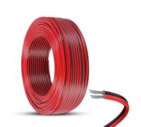 yotutun 18/20/22AWG Fil Électrique en Silicone, Cable Electrique Souple à 2 Broches Extension En Cuivre Étamé Câble De Connexion Fil Électrique pour bandes LED, Lampe Bande (0.75mm²/18awg-20 Mètres)