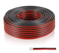 yotutun 18/20/22AWG Fil Électrique en Silicone, Cable Electrique Souple à 2 Broches Extension En Cuivre Étamé Câble De Connexion Fil Électrique pour bandes LED, Lampe Bande (0.3mm²/22awg-30 Mètres)
