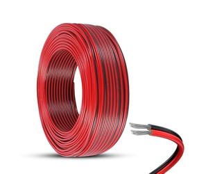 yotutun 18/20/22AWG Fil Électrique en Silicone, Cable Electrique Souple à 2 Broches Extension En Cuivre Étamé Câble De Connexion Fil Électrique pour bandes LED, Lampe Bande (0.5mm²/20awg-30 Mètres)
