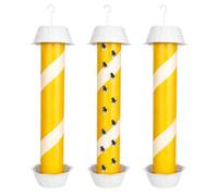 yotutun 3 Pièces Piège à Mouches des Fruits, Anti Moucherons Intérieur Attrape Mouches Cuisine avec Crochet de Suspension Suspendus Bâton Piege a Moucherons pour Extérieur et Intérieur