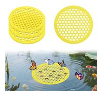 yotutun 4 Pièces Distributeur d'eau pour Abeilles, Abreuvoir Abeilles Station d'alimentation pour Abeilles, Île Flottante pour Alimentation Tasses à Abeille pour Jardin Extérieur