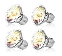 yotutun Ampoule Chauffante Terrarium, E27 50W Ampoule UVA UVB Tortue Dimmable Lampe Terrarium Tortue Lampe Chauffante Poussin pour Lézard Dragon Barbu Serpent, 4 Pièces