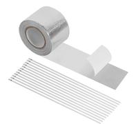 yotutun Bande Thermique Echappement, 10m x 5cm Bande Isolant Thermique d'Échappement avec 12 Attaches de Câble pour Tuyau Collecteur D'admission de Moto et de Voiture