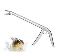 yotutun Extracteur D'hameçon, Pince de Pêche en Acier Inoxydable Pince à Démancher Poissons Pince Degorgeoir Outil Retrait D'hameçon pour Hameçons à Déverrouillage Rapide 28x11 cm