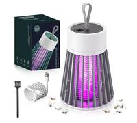 yotutun Lampe Anti Moustique, Électrique Anti Moustique UV Tue Mouche Electrique Rechargeable USB Tueur d'Insectes Répulsif Efficace Portée 100m² pour Intérieur et Extérieur Terrasse Jardin