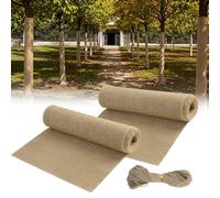 yotutun Lot de 2 rouleaux de protection hivernale pour plantes en pot, 3 m x 25 cm, protection hivernale pour plantes en pot, toile de jute, protection contre le gel et l'humidité, ruban de jute pour