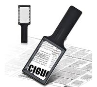 yotutun Loupe de Lecture, 2X 8X Loupe Grossissante à Main avec 20 Lumières LED à Intensité Variable Loupe Eclairante Loupe Lumineuse pour Lecture, Seniors, Malvoyant, Observation et Travaux Manuels