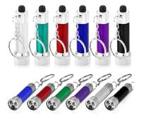 yotutun Mini Lampe de Poche LED, 12 Pcs Portable Lampe Torche porte-clés pour Enfant Petite lampe de poche pour Randonnée/Urgence
