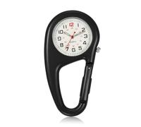 yotutun Montre à Mousqueton, Montre Numérique de Sport à Clipser Montre Porte Clé Analogique Lumineuses Mousqueton Montre pour Médecins Infirmières Chefs Paramédicaux Alpinisme