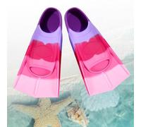 yotutun Palmes D'entraînement, Palmes de Natation Plongée et Snorkeling Kurze Flossen en Silicone Schwimmflossen pour Enfants Palmes de Piscine Courtes de D'apnée (Sille 27-29)