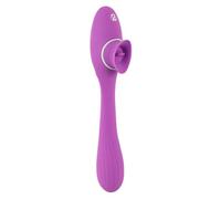 You2Toys – Vibromasseur Bad Kitty – 2 fonctions, rechargeable, flexible en silicone – Lilas