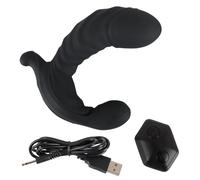 You2Toys - vibromasseur gonflable télécommandé - silicone noir