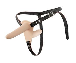 You 2 Toys - Bad Kitty Vibrating Double Strap-On Beige Taille Unique
