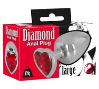 Plug Anal en Métal Diamond Large