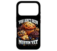 You Aint Seen Muffin Yet Pun Bootleg Style Meme Dad Blague Coque pour iPhone 17 Pro