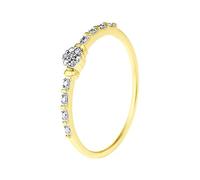 & You And Bague Solitaire Diamants 0.014 Cts - Disponible en Or Jaune et Or Blanc - Bijou Femme