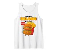 You and I Belong Together Forever (Graphique Burger & Fries) Débardeur