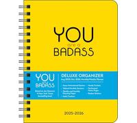 You Are a Badass Deluxe Organizer 17-Month 2025-2026 Weekly/Monthly Planner