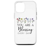 You are a Blessing God Quote Blessed Christian Bible Verse Coque pour iPhone 12/12 Pro