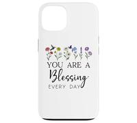 You are a Blessing God Quote Blessed Christian Bible Verse Coque pour iPhone 13