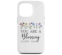 You are a Blessing God Quote Blessed Christian Bible Verse Coque pour iPhone 13 Pro