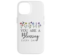 You are a Blessing God Quote Blessed Christian Bible Verse Coque pour iPhone 14