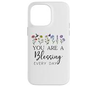 You are a Blessing God Quote Blessed Christian Bible Verse Coque pour iPhone 14 Pro Max
