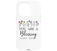 You are a Blessing God Quote Blessed Christian Bible Verse Coque pour iPhone 15 Pro